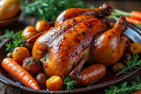 découvrez notre recette de chapon en sauce, un plat savoureux et raffiné parfait pour régaler vos convives lors des fêtes de fin d'année.