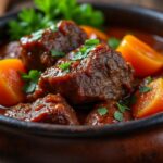 découvrez une recette savoureuse de queue de bœuf, un plat réconfortant et généreux parfait pour les repas en famille ou entre amis.