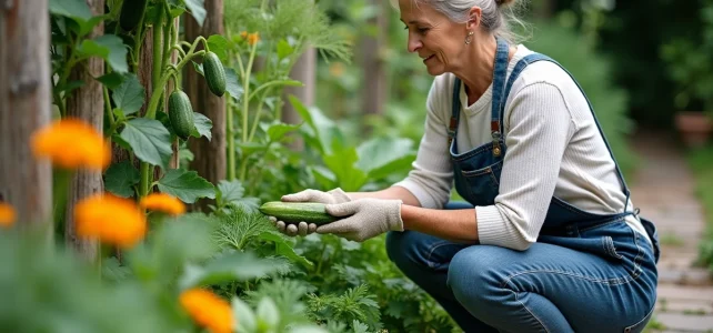 Réussir l’association du concombre au potager : conseils et idées de compagnonnage Réussir l’association du concombre au potager : conseils et idées de compagnonnage
