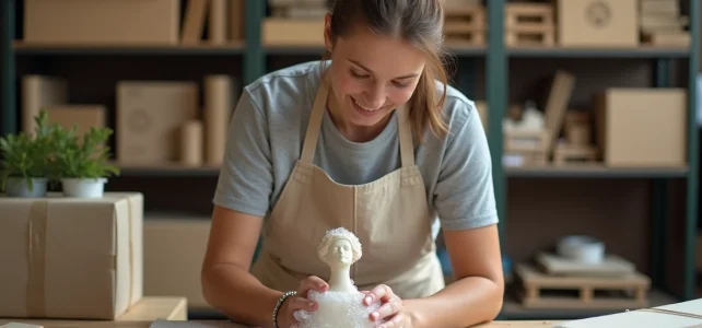 Astuces essentielles pour emballer et expédier une sculpture fragile en toute sécurité